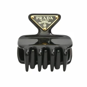 【全新】PRADA 標誌髮夾 E23011