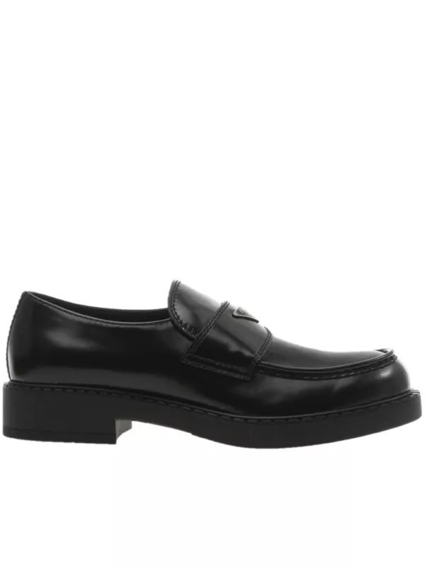 【意大利】PRADA LOGO 標牌厚底樂福鞋 44
