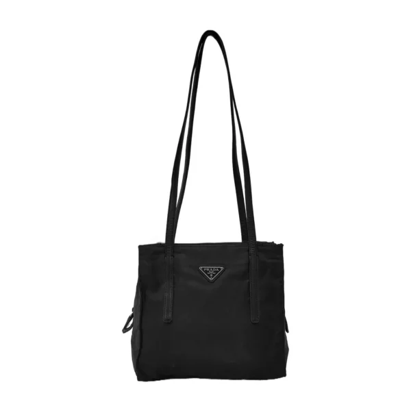 【二手】PRADA 黑色尼龍手提袋 PD1479