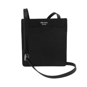 【二手】PRADA 黑色牛皮手提袋 PD1481
