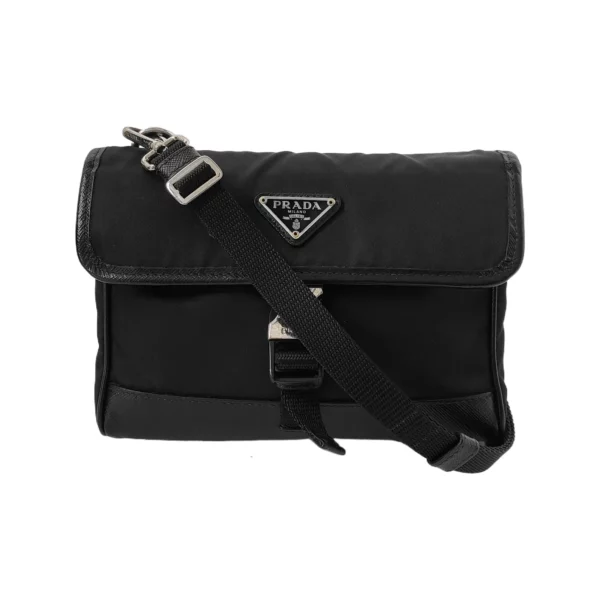 【二手】PRADA RE-NYLON 和 SAFFIANO 皮革智能手機保護套 RR1348