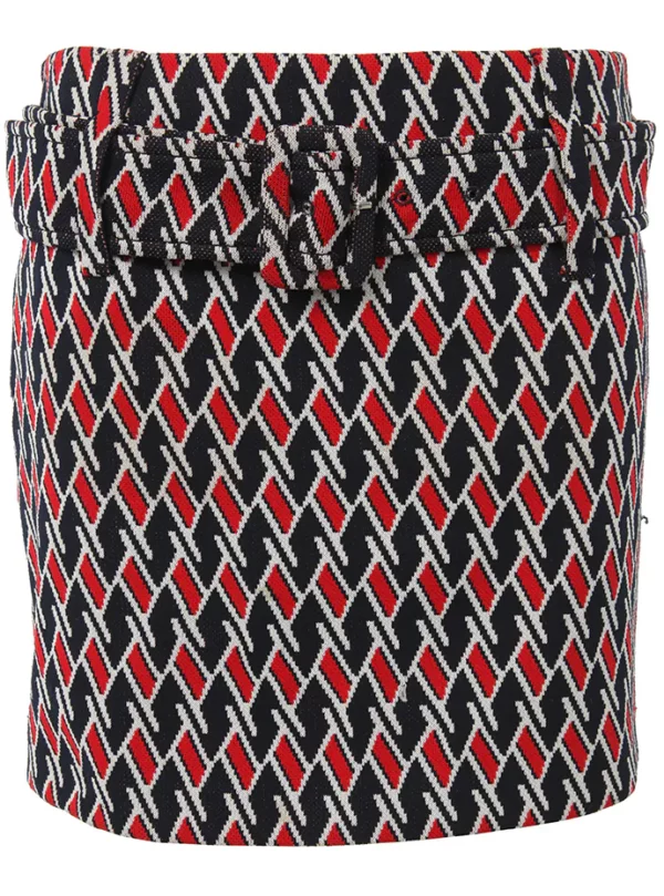 【二手】PRADA 腰帶飾半身裙 S