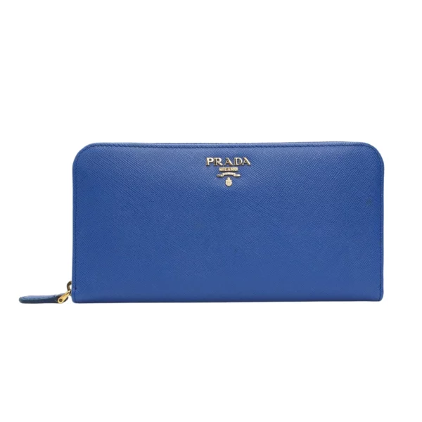 【二手】PRADA SAFFIANO 拉鍊錢包 E21096