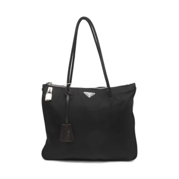 【二手】PRADA TESSUTO 黑色 尼龍手提袋 PD1023