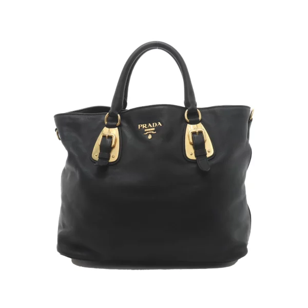 【二手】PRADA 皮革手提包 YY1444