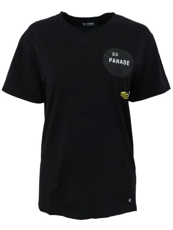 【二手】RAF SIMONS PRE-OWNED LOGO 貼花棉質T恤 S
