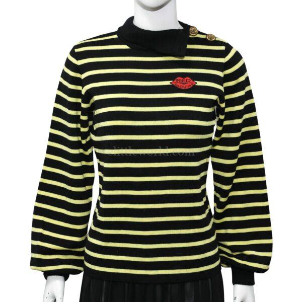 【二手】RED VALENTINO 條紋毛衣 S3768