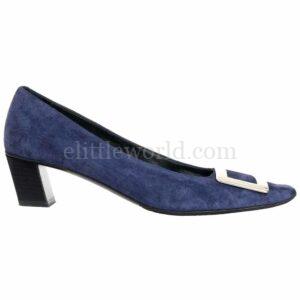 【二手】ROGER VIVIER BELLE VIVIER 麂皮高跟鞋 38.5