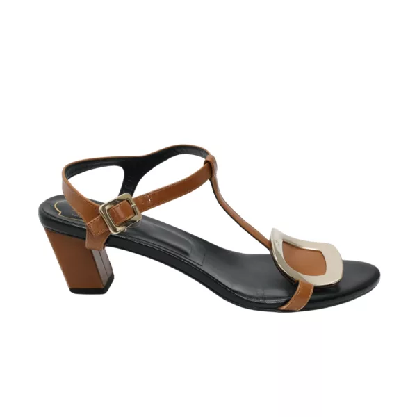 【二手】ROGER VIVIER CHIPS 丁字高跟涼鞋 36 E21436