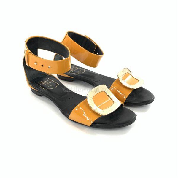 【二手】ROGER VIVIER CHIPS 丁字帶涼鞋