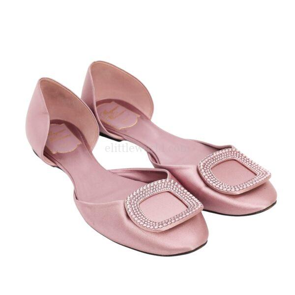 【二手】ROGER VIVIER DORSAY SEXY CHOC 平底鞋 39.5 E13084