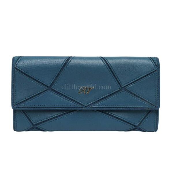 【全新】ROGER VIVIER 皮革三折錢包 E20384