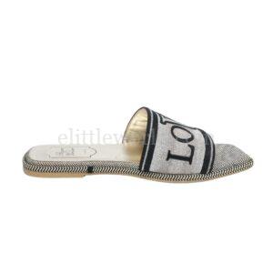 【二手】ROGER VIVIER LOVE PARIS 平底涼鞋 36 E16832