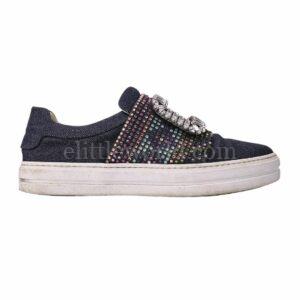 【二手】ROGER VIVIER SNEAKY VIV 水鑽平底鞋 36 E17741