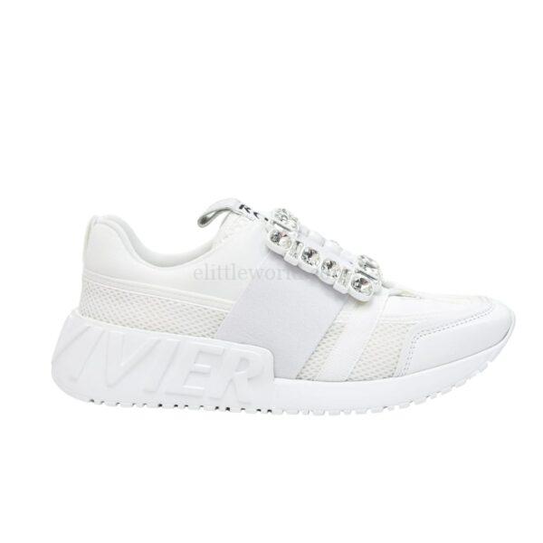 【全新】ROGER VIVIER VIV' 水鑽搭扣運動鞋 36.5 E20120
