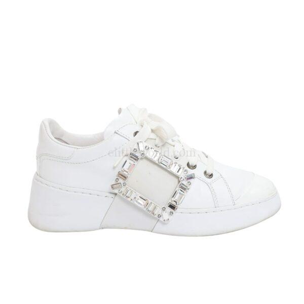 【二手】ROGER VIVIER VIV SKATE 金屬扣運動鞋 36.5 E19146