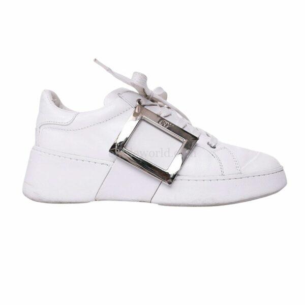 【二手】ROGER VIVIER VIV SKATE 金屬扣運動鞋 36.5 E19147