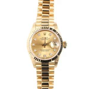 【二手】ROLEX LADY-DATEJUST 自動手錶 69178G E21993