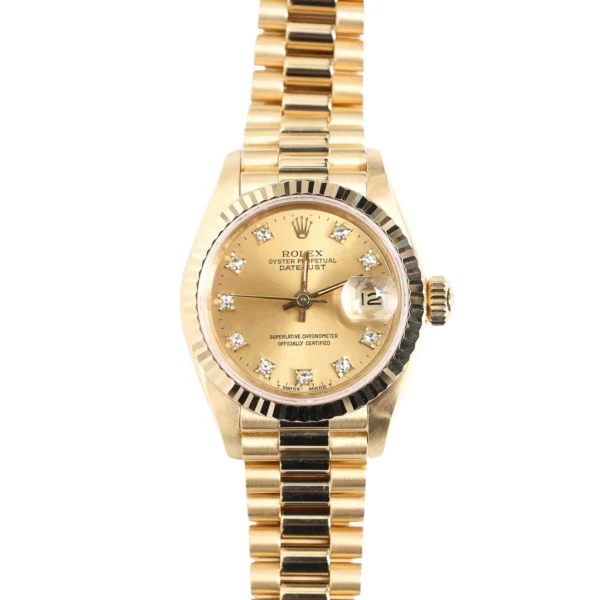 【二手】ROLEX LADY-DATEJUST 自動手錶 69178G E21993