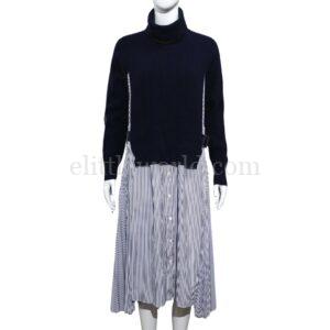 【二手】SACAI 羊毛針織連身裙 1 E17305