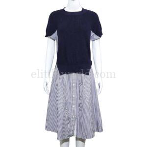【二手】SACAI 羊毛針織連身裙 E17309