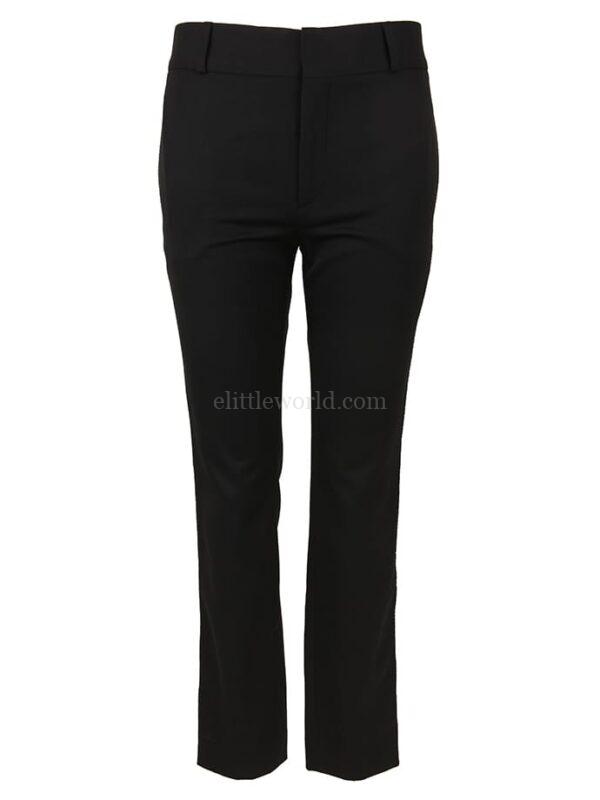 【二手】SAINT LAURENT 綴飾邊修身長褲 34