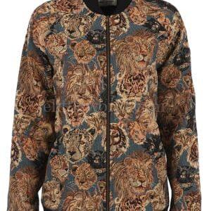 【二手】SAINT LAURENT 動物圖案夾克 36