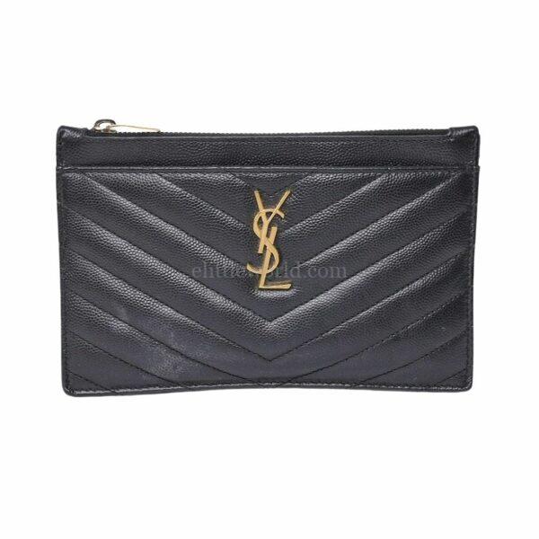 【二手】SAINT LAURENT GRAIN DE POUDRE 收納包 E19249