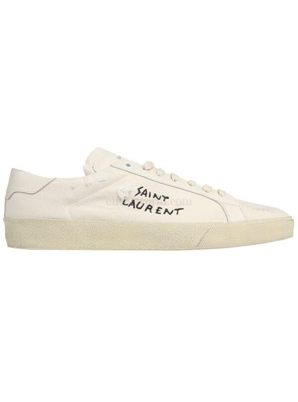 【二手】SAINT LAURENT LOGO 印花板鞋 42.5
