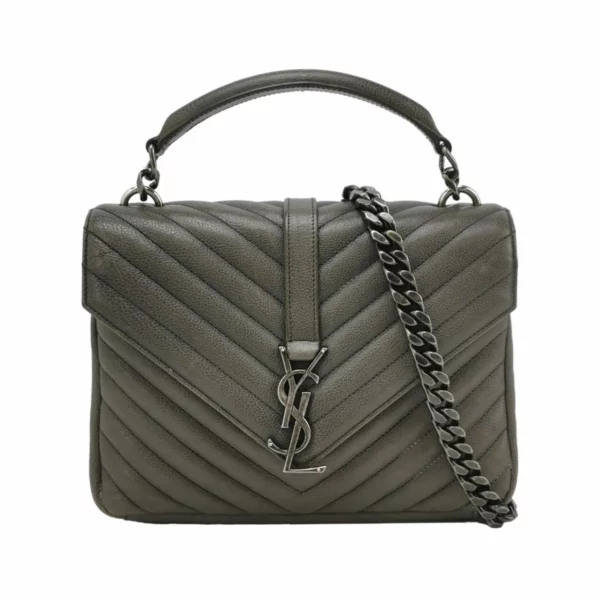 【二手】SAINT LAURENT MATELASSE COLLEGE 斜挎袋 VV2531