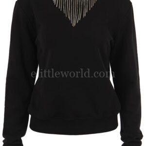 【二手】SAINT LAURENT 鏈條飾套頭衫 S