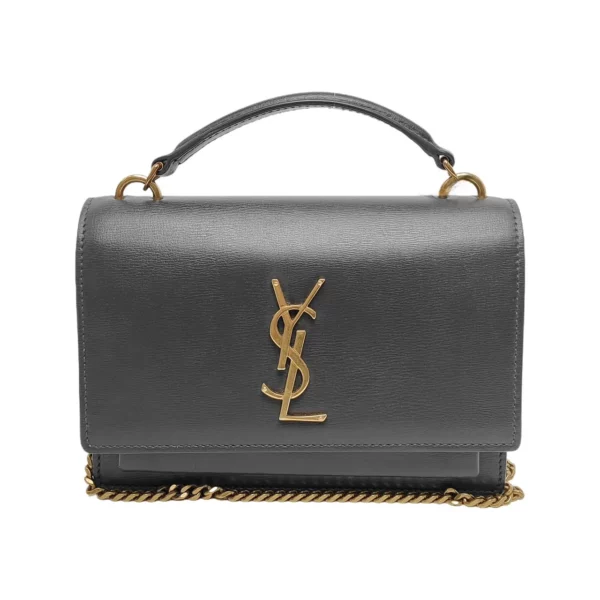 【二手】SAINT LAURENT SUNSET 灰色單肩包 PD1498
