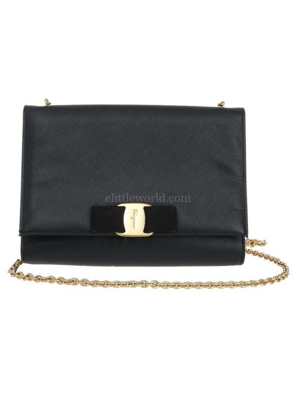 【二手】SALVATORE FERRAGAMO 蝴蝶結細節迷你單肩包