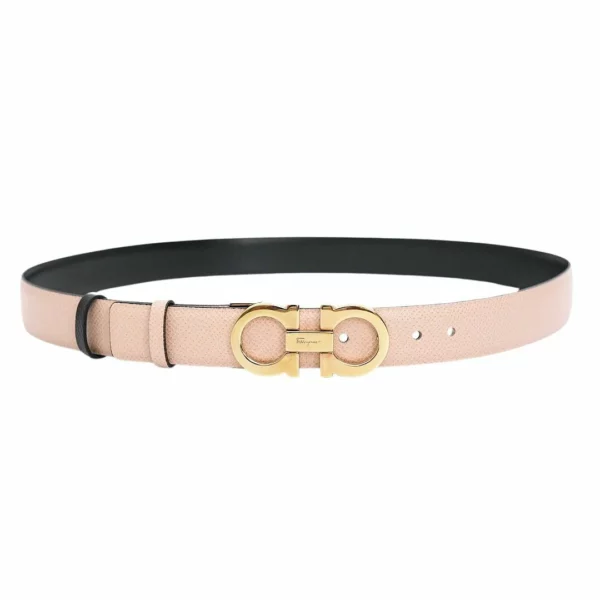 【二手】SALVATORE FERRAGAMO GANCINI 雙面腰帶 85 E22607