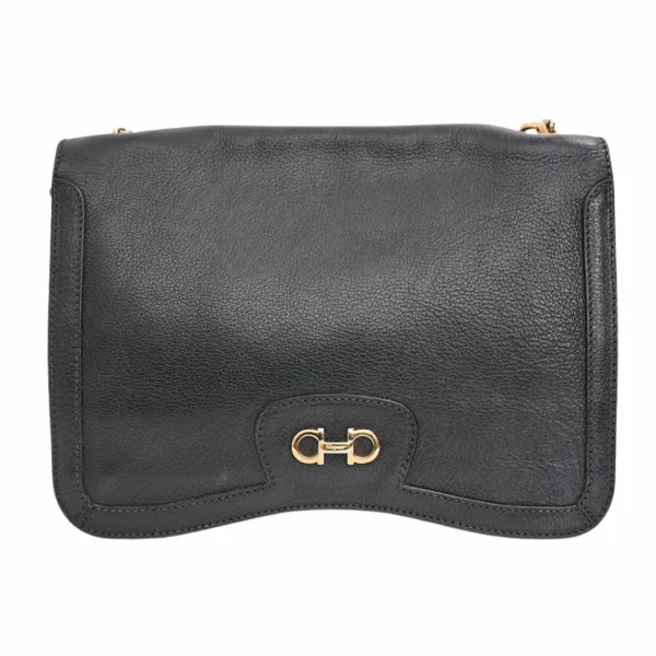 【二手】SALVATORE FERRAGAMO GANCINI 垂蓋單肩袋 E20405