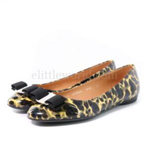 【二手】SALVATORE FERRAGAMO VARINA WILD 平底鞋 5.5