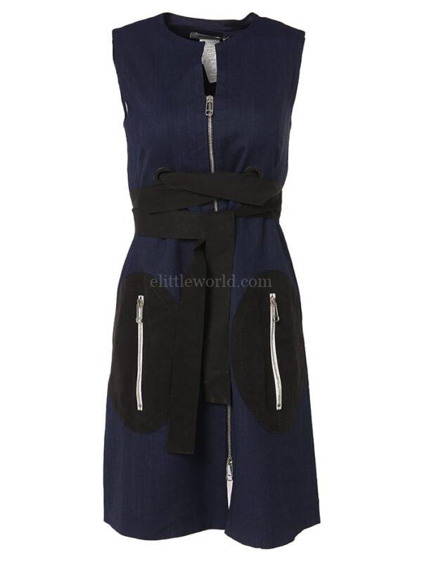 【二手】SPORTMAX 系帶飾連衣裙 38