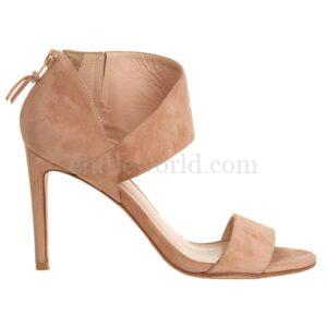 【二手】STUART WEITZMAN 絨面皮革高跟涼鞋 36