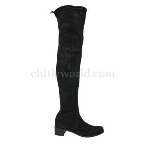 【二手】STUART WEITZMAN 高跟拼接過膝靴 37.5 S3789