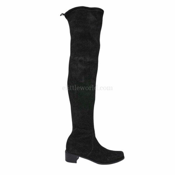【二手】STUART WEITZMAN 高跟拼接過膝靴 37.5 S3789