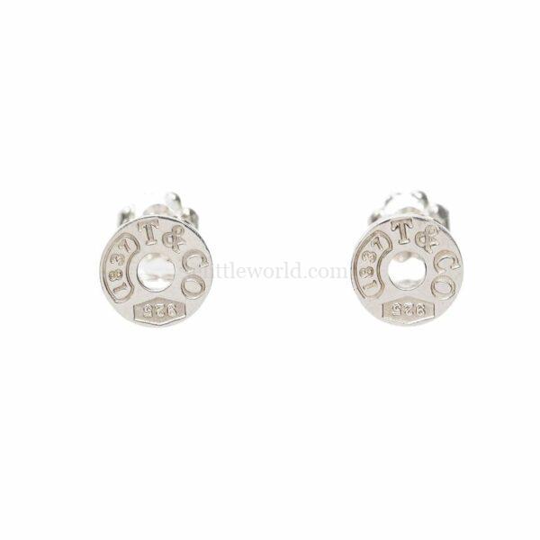 【全新】TIFFANY & CO. 1837 圓形耳環 E19877