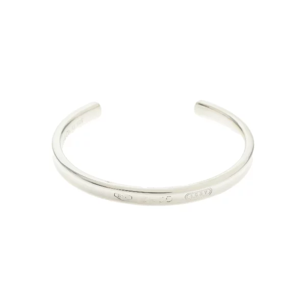 【二手】TIFFANY & CO. 1837 純銀窄版手鐲 RR1188