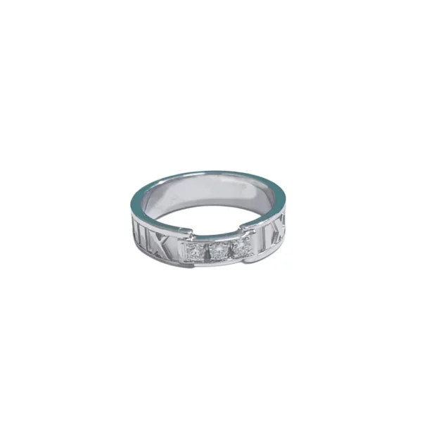 【二手】TIFFANY & CO. ATLAS 鑽石戒指 17 PD1876