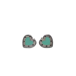 【二手】TIFFANY & CO. LOVE TIFFANY BLUE 心形耳環 PD1627