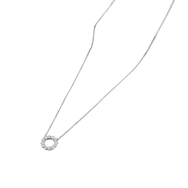 【二手】TIFFANY & CO. 縷空鑽石圓形項鍊 PD1655
