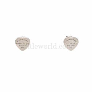 【二手】TIFFANY & CO. RETURN TO TIFFANY 心形純銀耳環 E18187