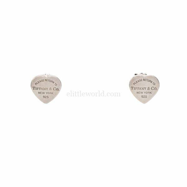 【二手】TIFFANY & CO. RETURN TO TIFFANY 心形純銀耳環 E18187