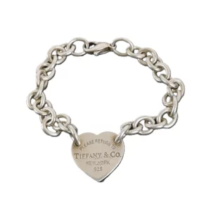 【二手】TIFFANY & CO. RETURN TO TIFFANY 心形吊飾手鍊 YY1134