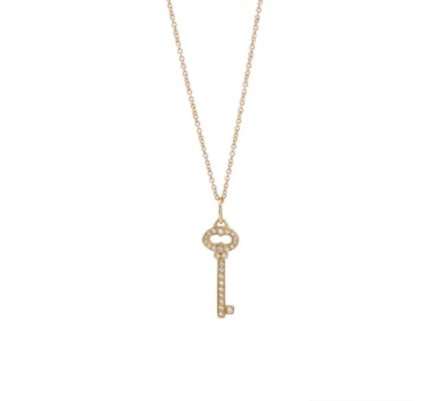 【二手】TIFFANY & CO. 鑽石鑰匙吊墜 RR1603