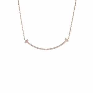 【二手】TIFFANY & CO. SMILE 鑽石項鏈 VV2518